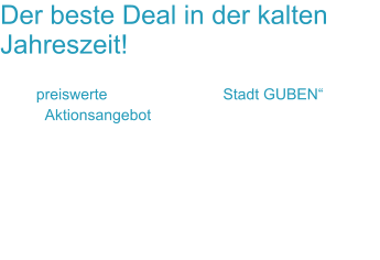 Der beste Deal in der kalten Jahreszeit! “Ihre preiswerte Pension bei der Stadt GUBEN“Unser Aktionsangebot für Monteure & Dienstleister”Übernachtung pro Person ab 55 € inklusive kostenloser Halbpension